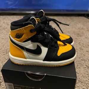 Toddlers Air Jordan 1 Yellow toe